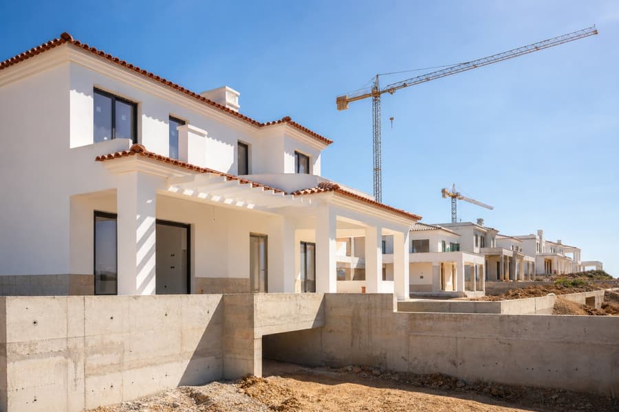 Casas novas à venda mais que duplicam em 5 anos, mas procura continua a absorver oferta